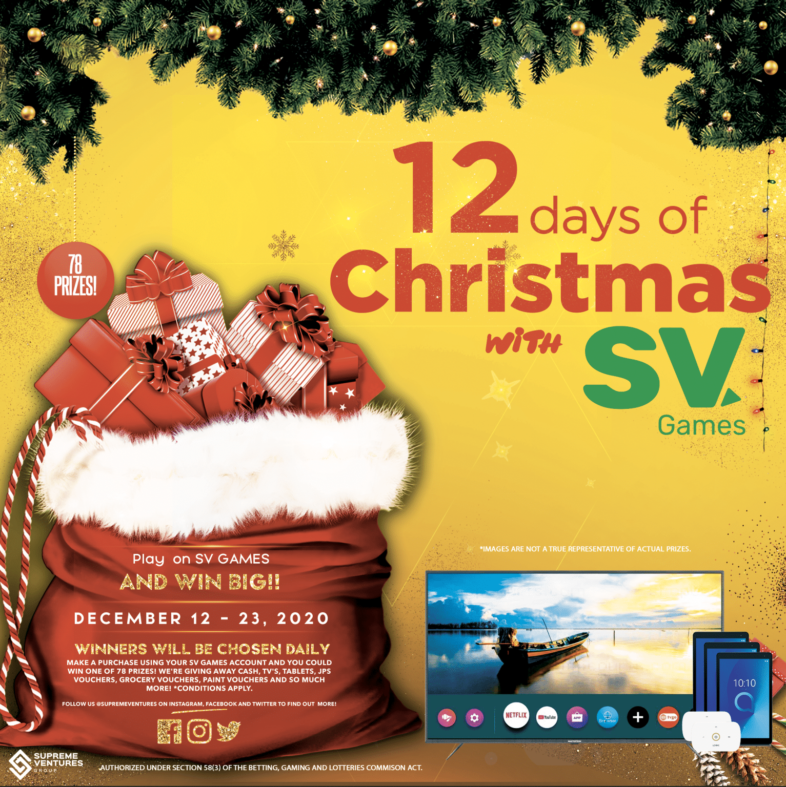 12 Days of Christmas With SV Games – Supreme Ventures Limited