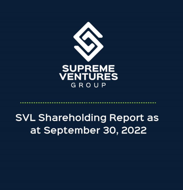 SVL Shareholding Report as at September 30, 2022